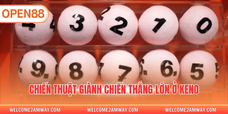Chiến thuật giành chiến thắng lớn ở Keno