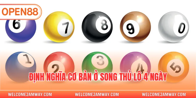 Định nghĩa cơ bản ở song thủ lô 4 ngày