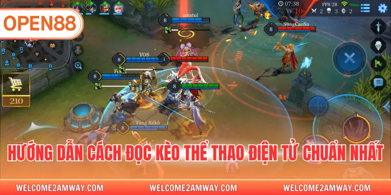 Hướng dẫn cách đọc kèo thể thao điện tử chuẩn nhất